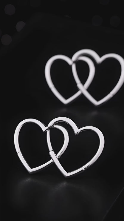 Orecchini a forma di cuore Devotion