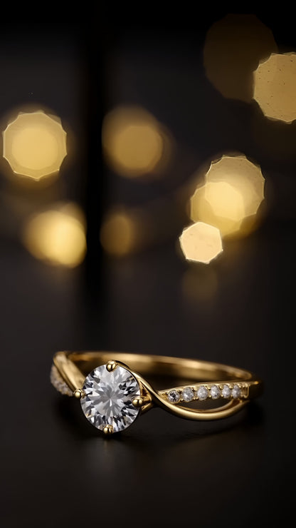 Snurrande Briljansring