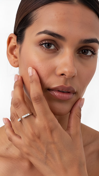 Refined Sparkle Ring