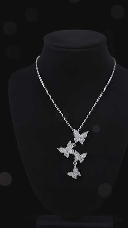 Winged Flutter Necklace