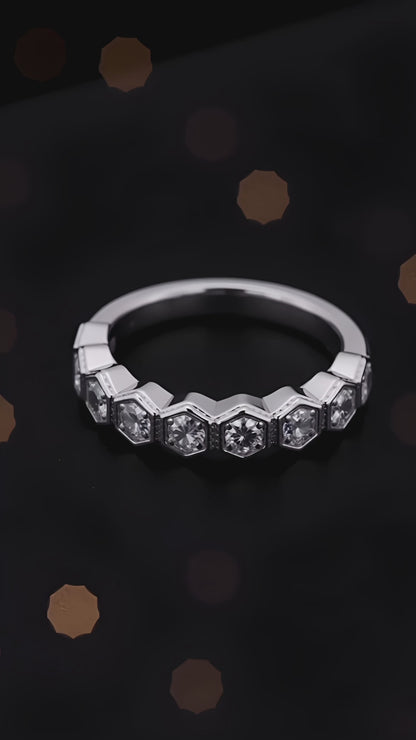 Hexa Hours Ring