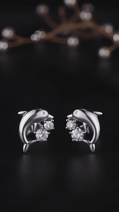 Pendientes Dolphin Delight