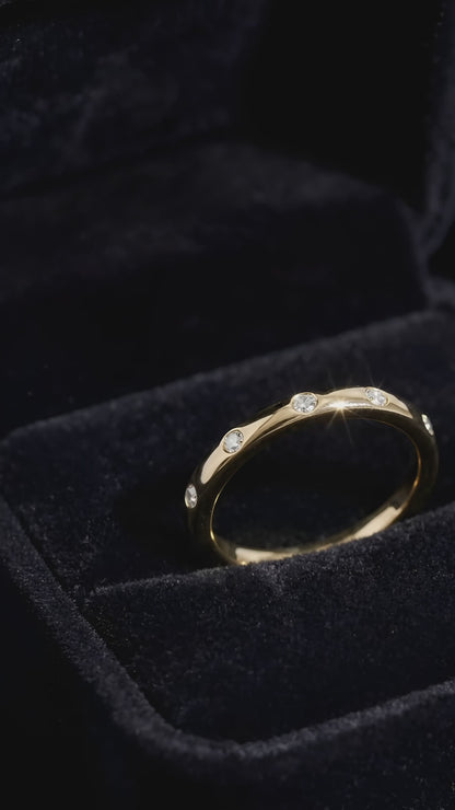 Bague opulente en onyx