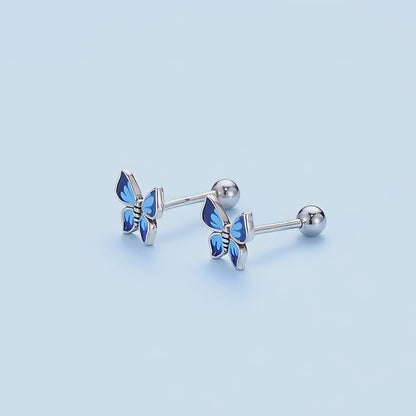 Blue Monarch Earrings