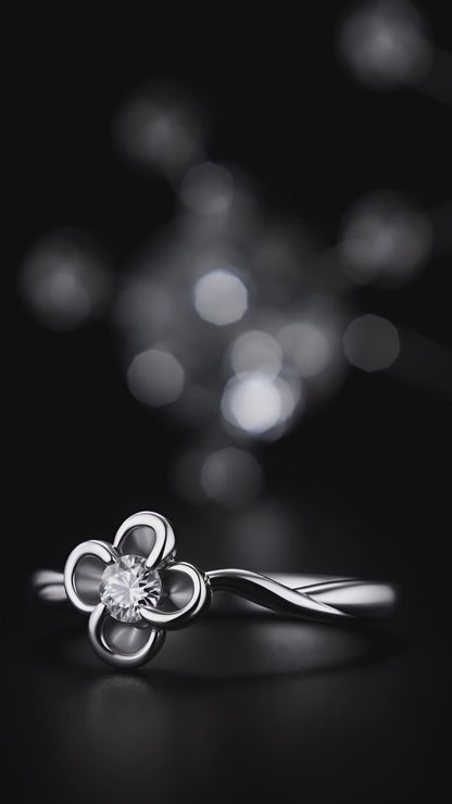 Clover Cascade Ring