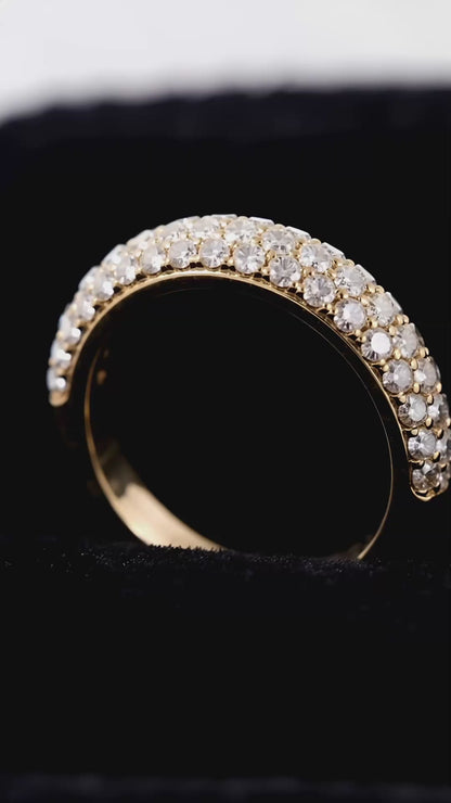 ダイヤモンドのささやきリング