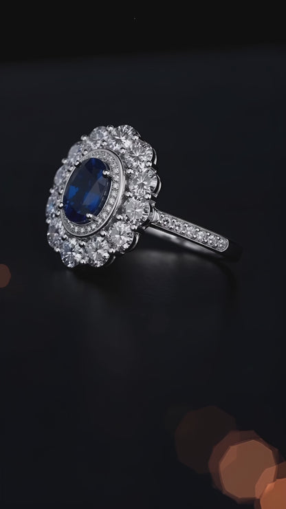 Royal Blue Radiance Ring