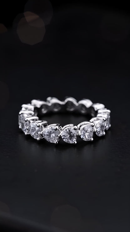 Hearts Cluster Ring