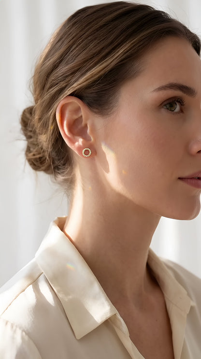 Eternity Hoops Earrings