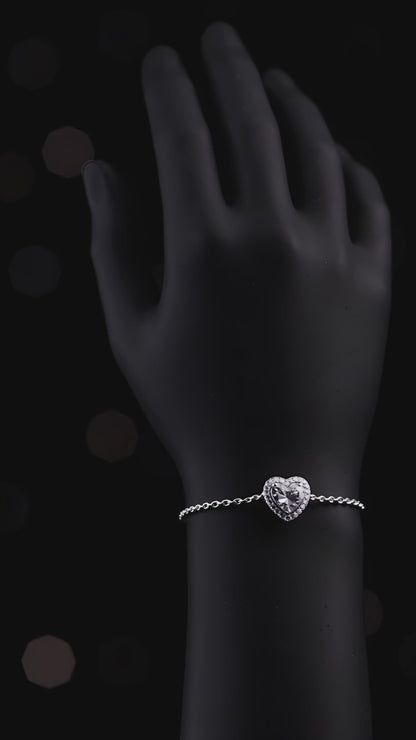 Diamant Herz Symphonie Armband