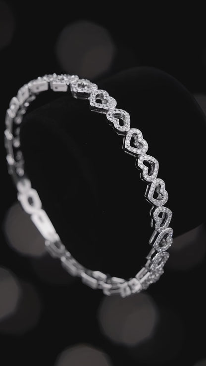 Noir Heartline Bracelet