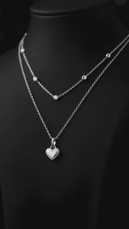 Collar de corazón divino