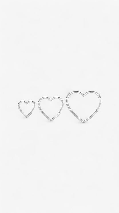 Orecchini a forma di cuore Devotion