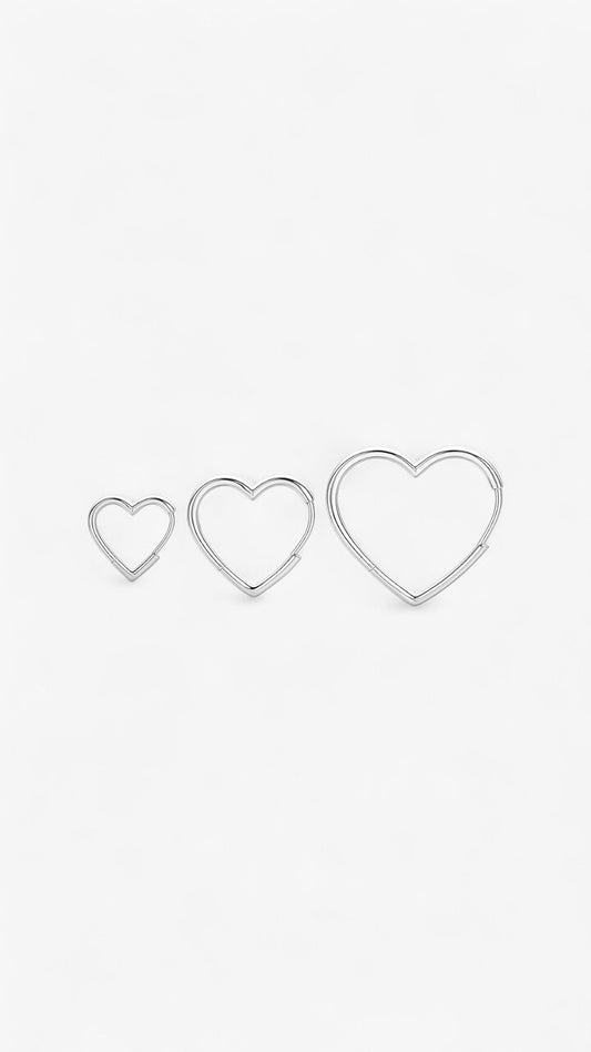 Orecchini a forma di cuore Devotion
