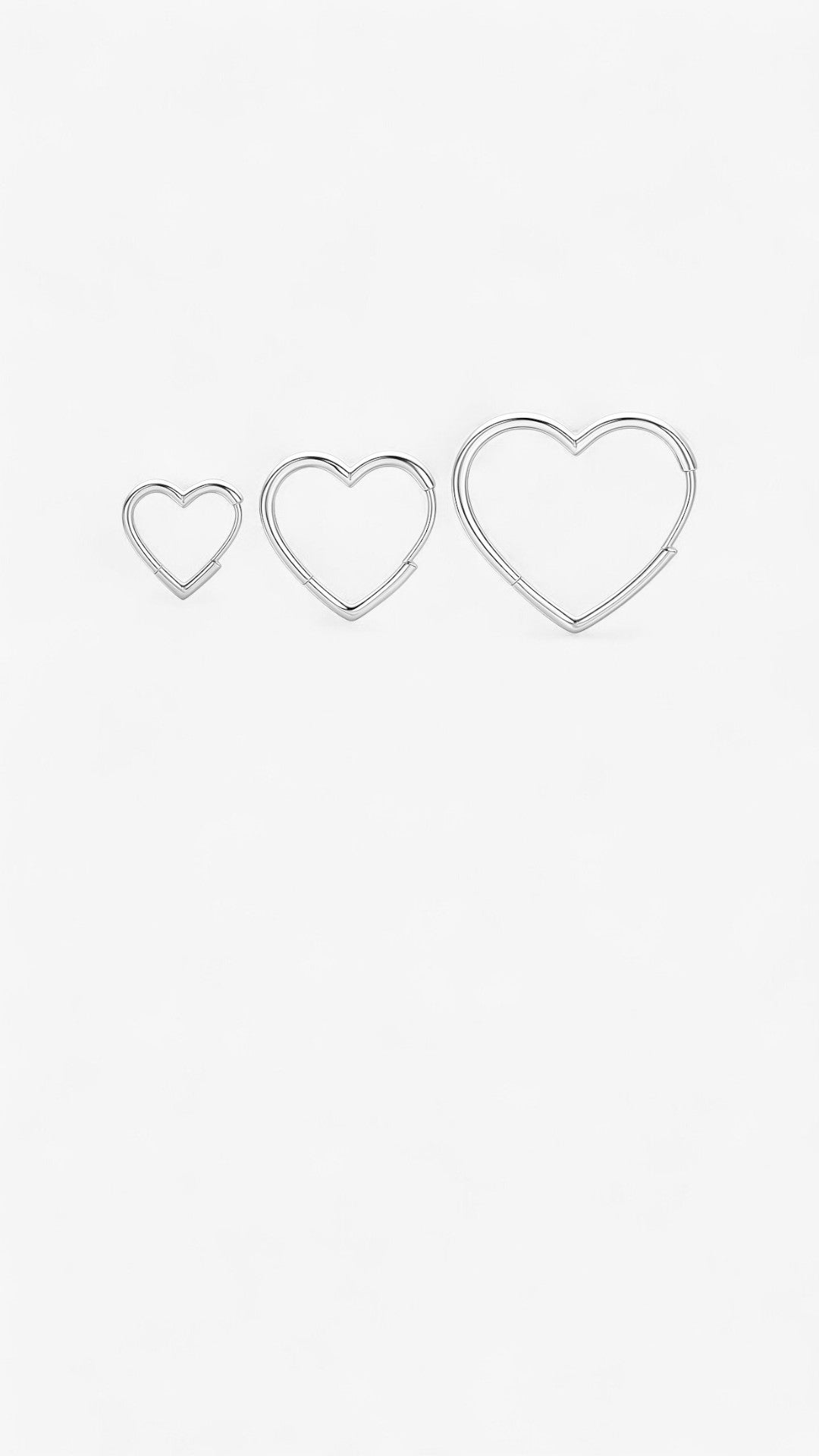 Orecchini a forma di cuore Devotion
