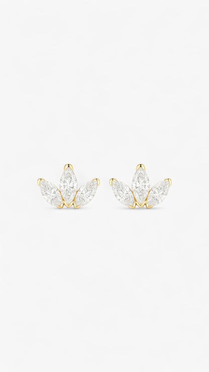 Intrikata Glimmerörhängen