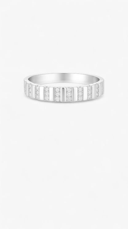 Shimmering Cascade Ring