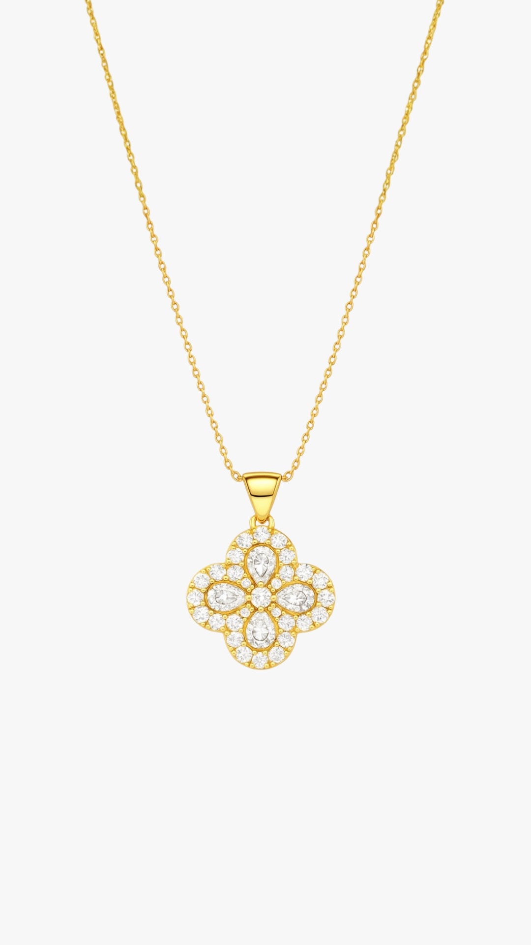 Cosmic Clover Necklace