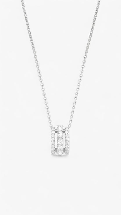 Smycke med sammanflätade gnistor