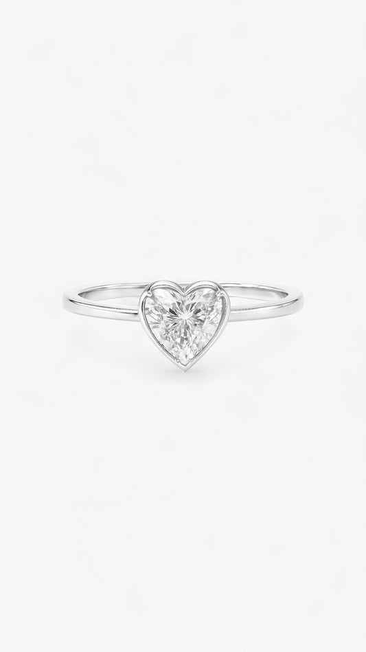 Ethereal Heart Ring