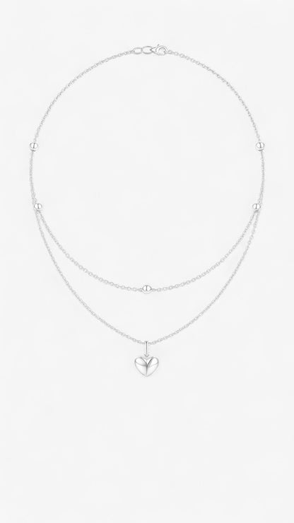 Collar de corazón divino