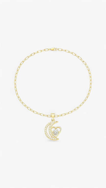 Lunar Heartbeat Necklace