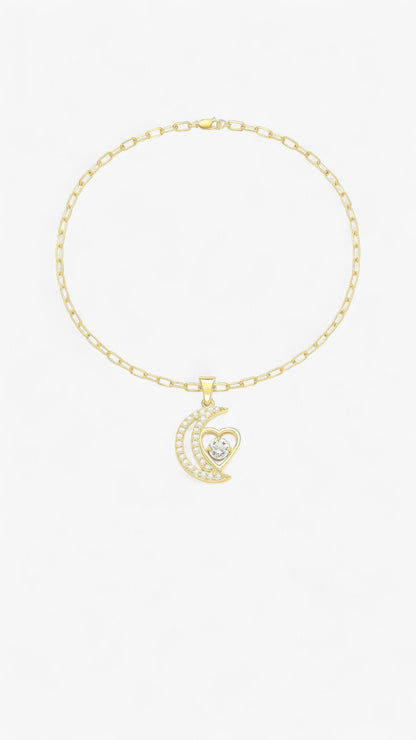 Lunar Heartbeat Necklace
