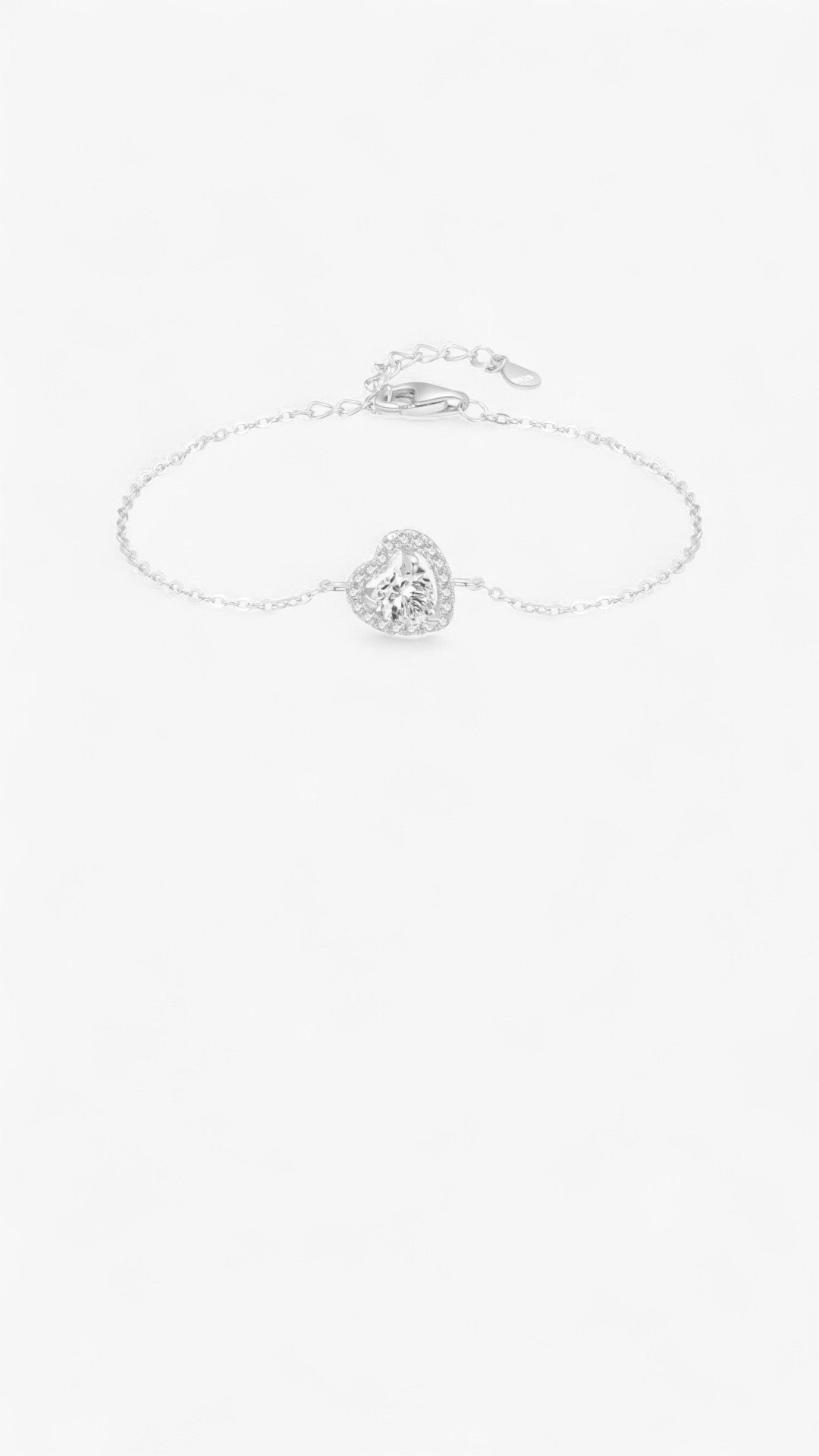 Diamant Herz Symphonie Armband