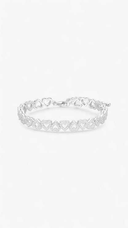 Noir Heartline Bracelet