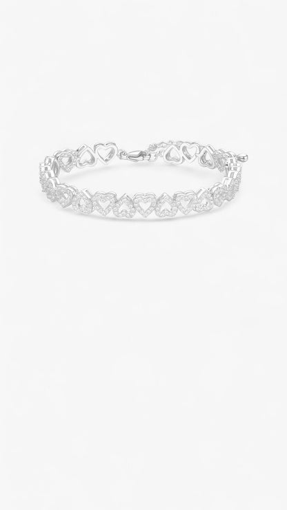 Noir Heartline Bracelet