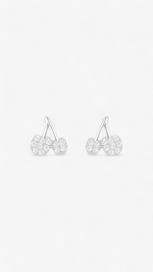 Pendientes de cereza dulce