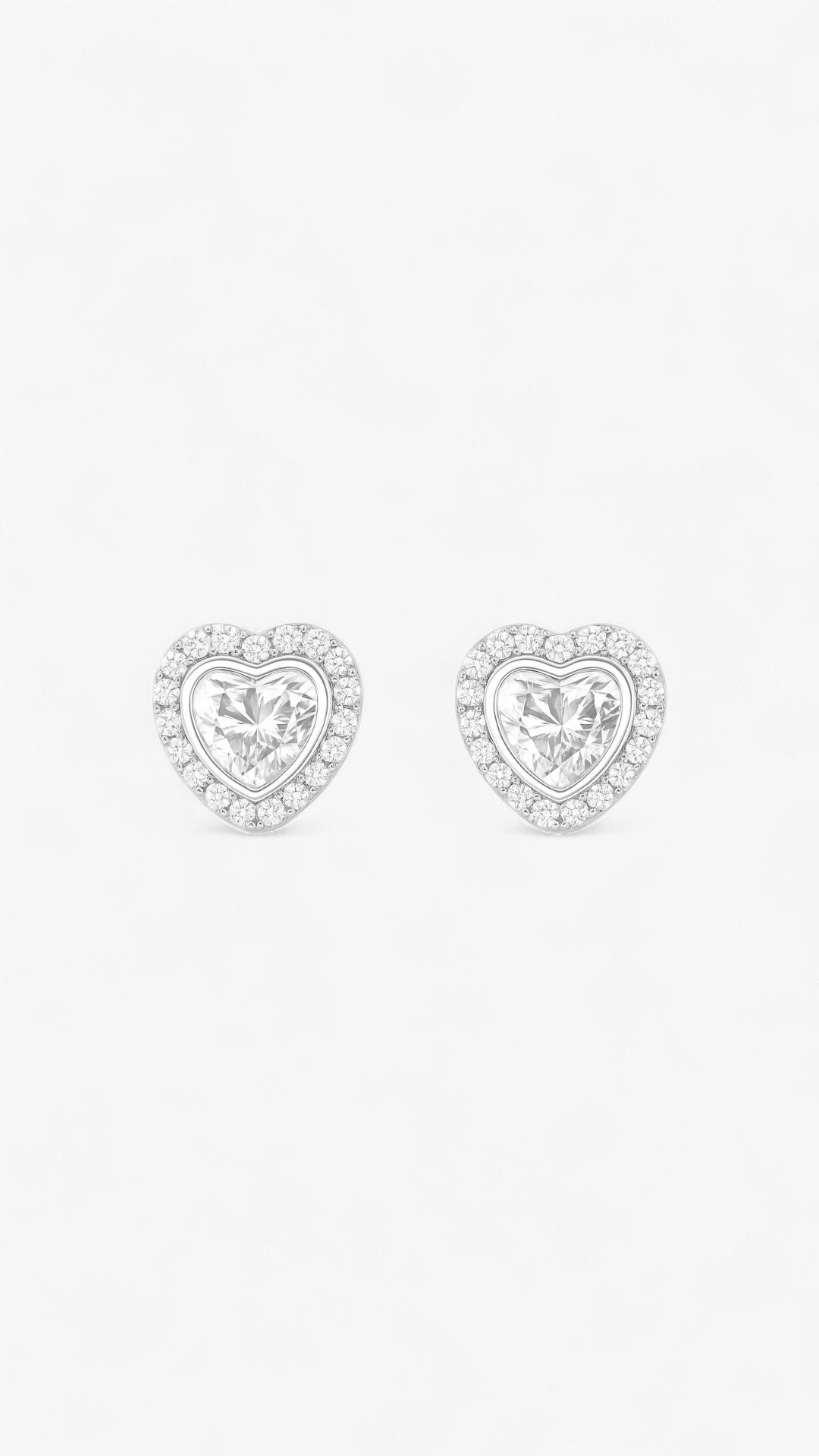 Pendientes de amor luminiscentes