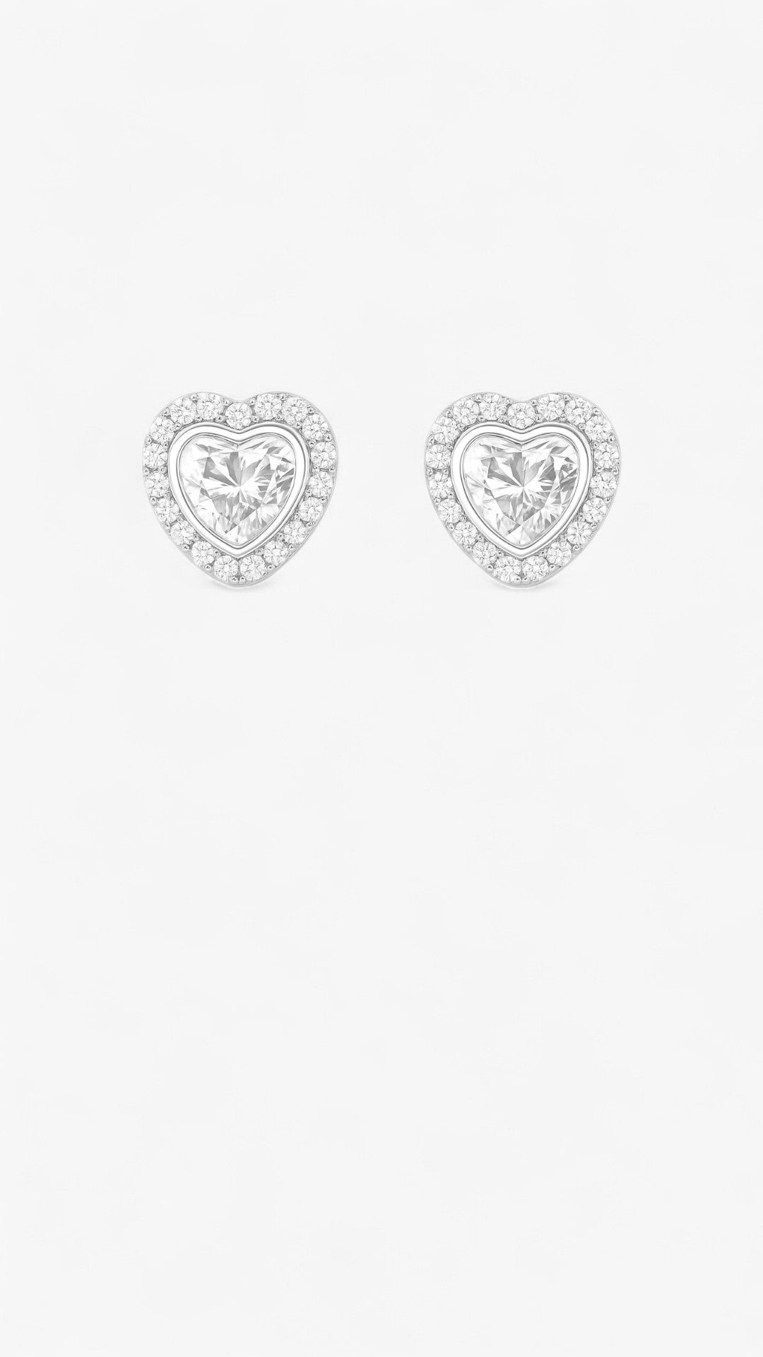Pendientes de amor luminiscentes