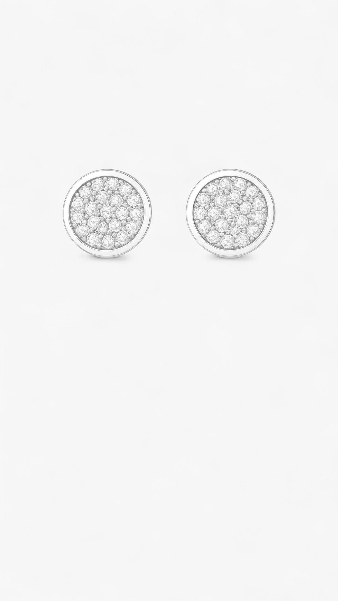 Pendientes de gala brillantes