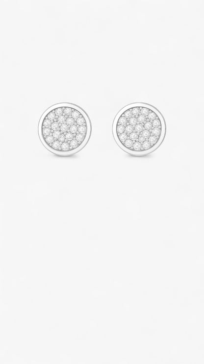Pendientes de gala brillantes