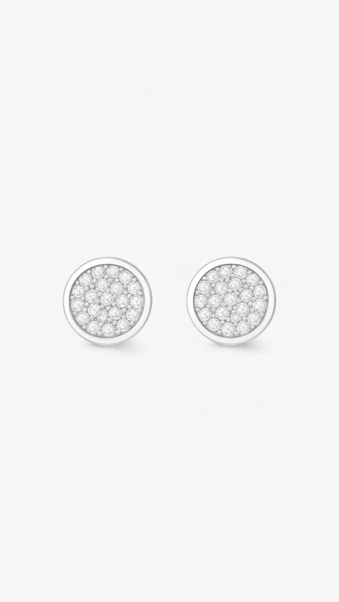 Pendientes de gala brillantes