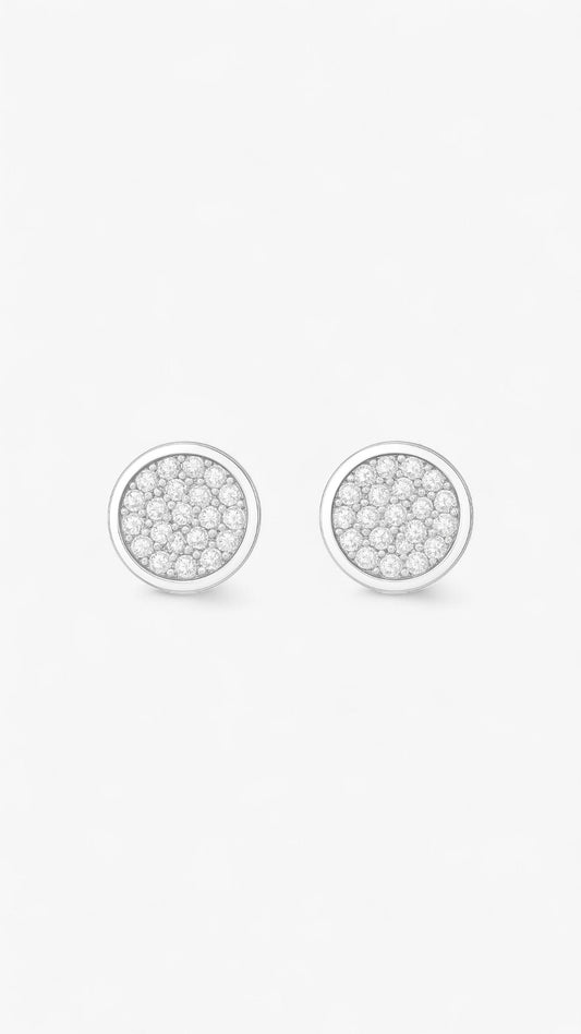 Pendientes de gala brillantes