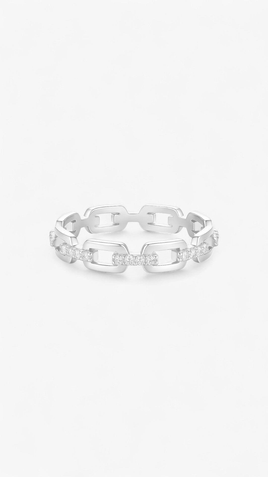 Stainless Sparkle Ring
