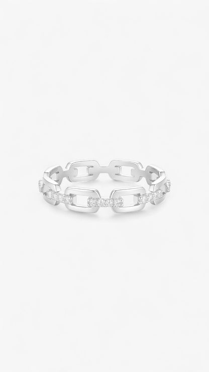 Stainless Sparkle Ring