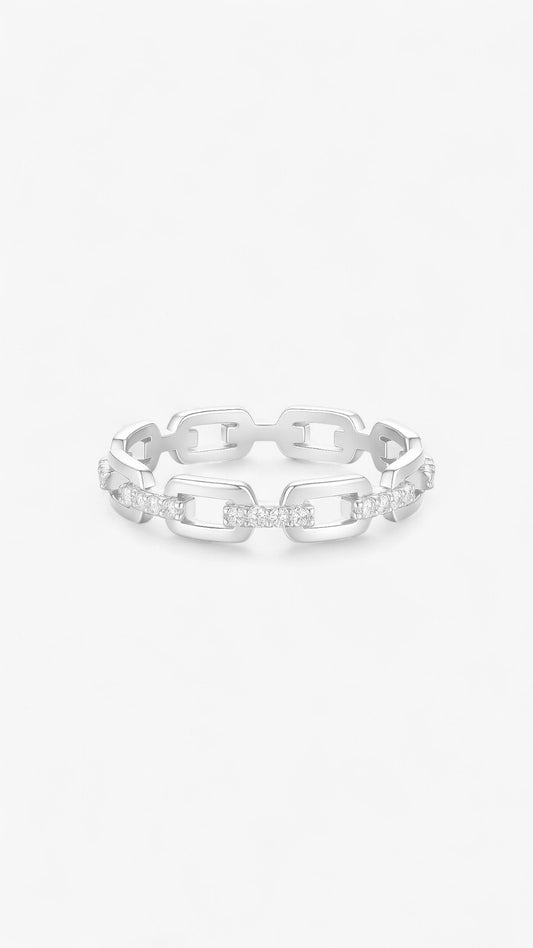Stainless Sparkle Ring