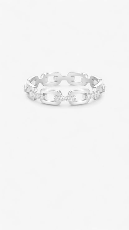 Stainless Sparkle Ring
