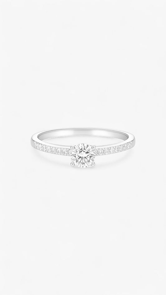Diamond Cascade Ring