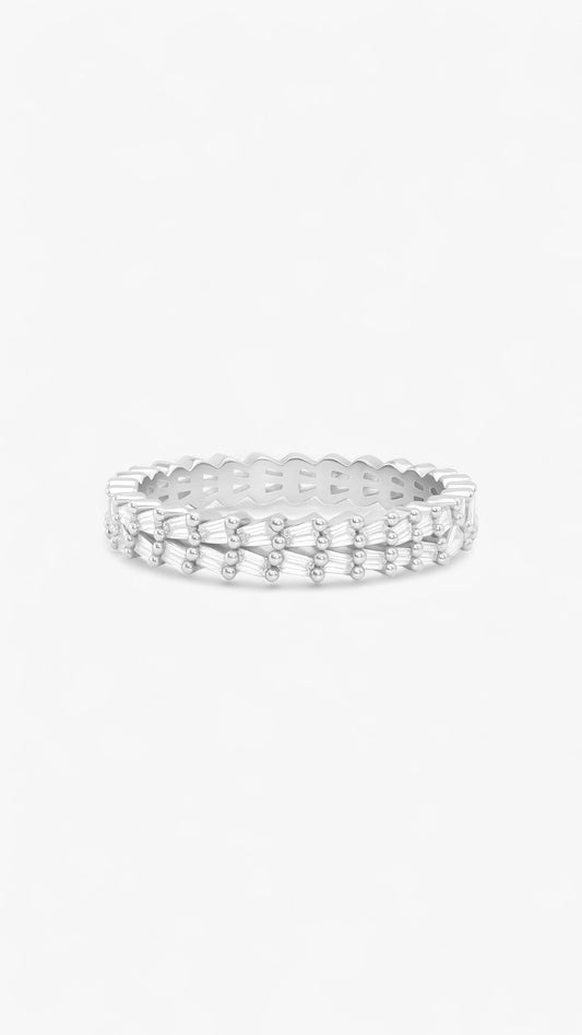 Shimmering Cascade Ring