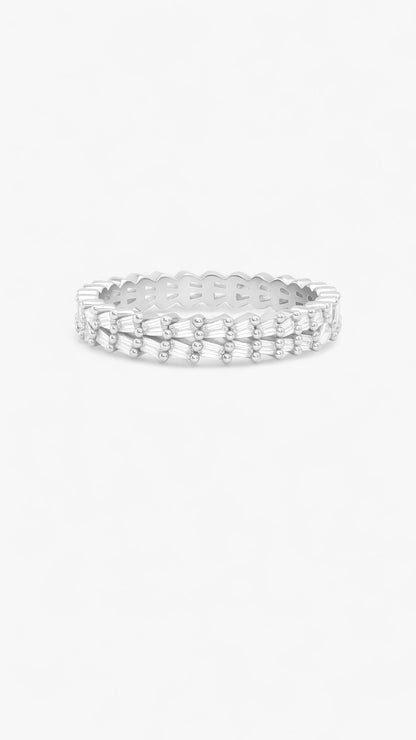 Shimmering Cascade Ring
