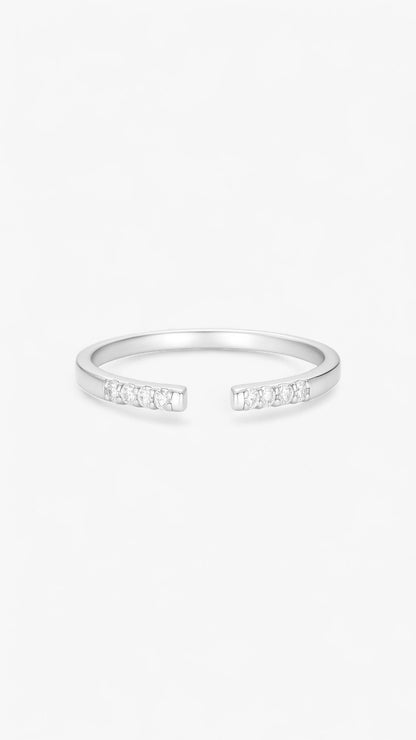 Refined Sparkle Ring
