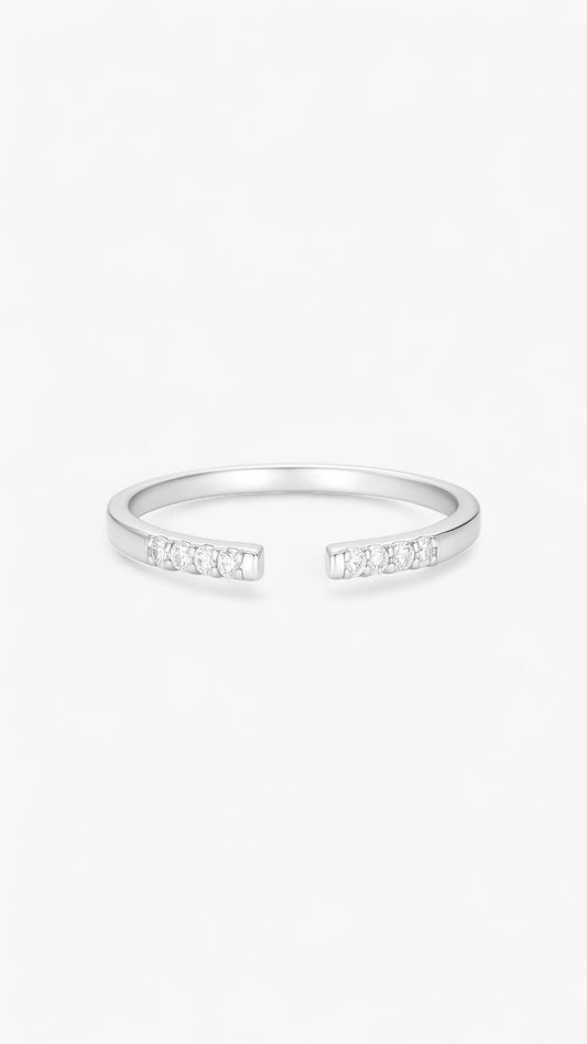 Refined Sparkle Ring