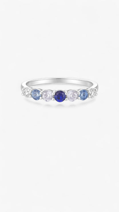 Ocean Blue Opulence Ring