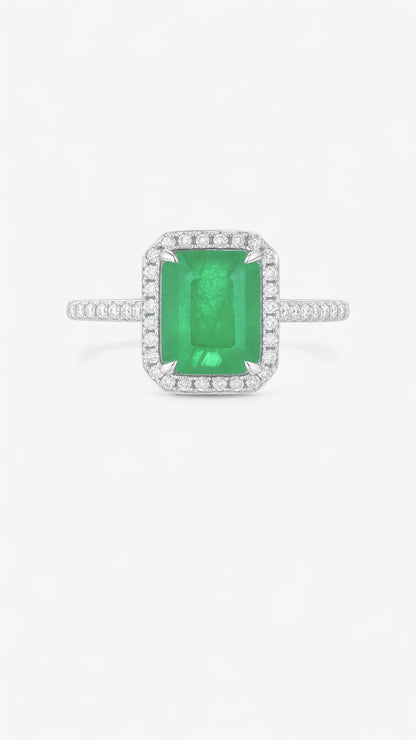 Anillo Majestuoso Esmeralda