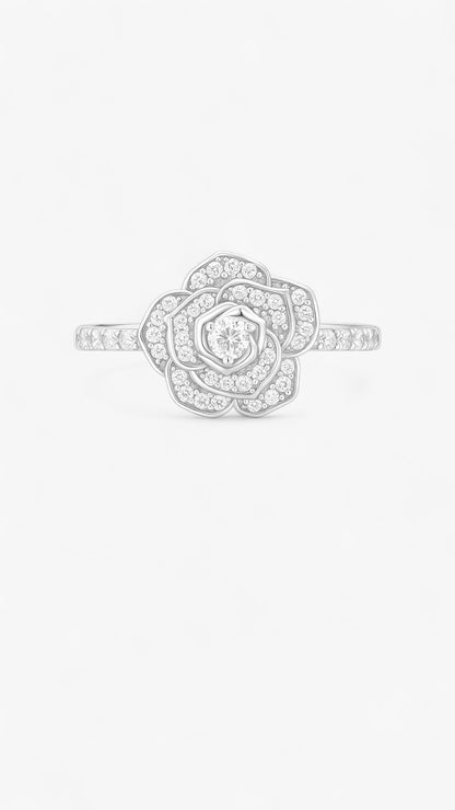 Diamond Blossom Ring