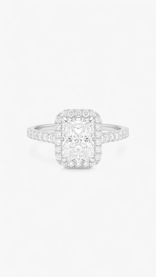 Anillo de luz de estrellas serena